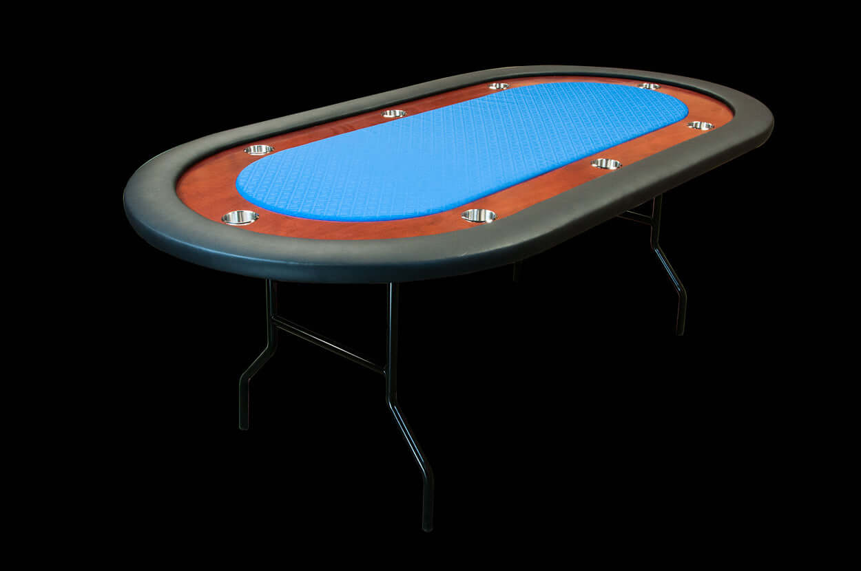 BBO UPT Jr. Folding 8 Person Oval Poker Table With Chairs Available