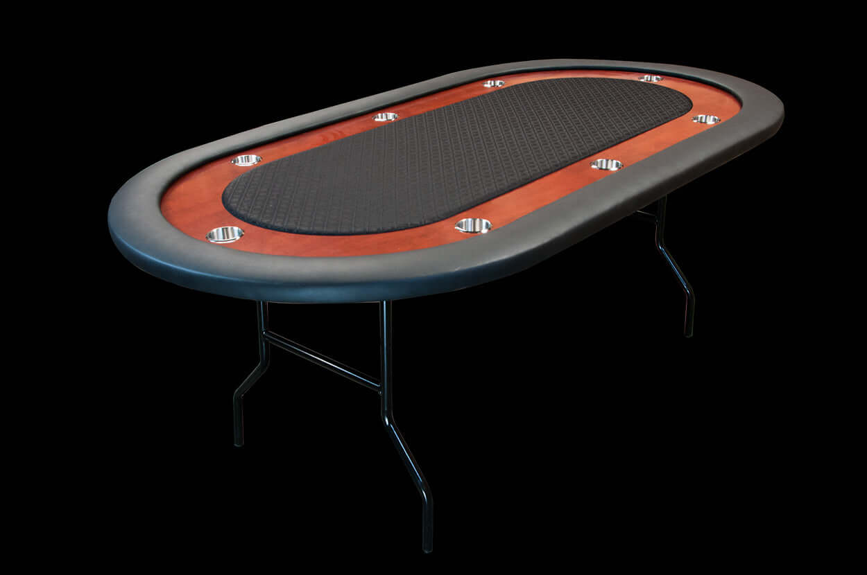 BBO UPT Jr. Folding 8 Person Oval Poker Table With Chairs Available