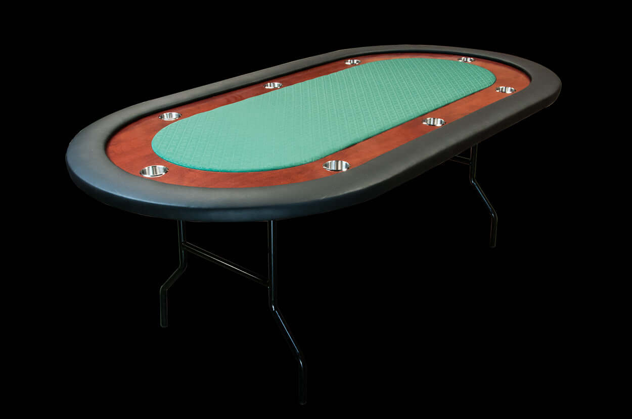 BBO UPT Jr. Folding 8 Person Oval Poker Table With Chairs Available