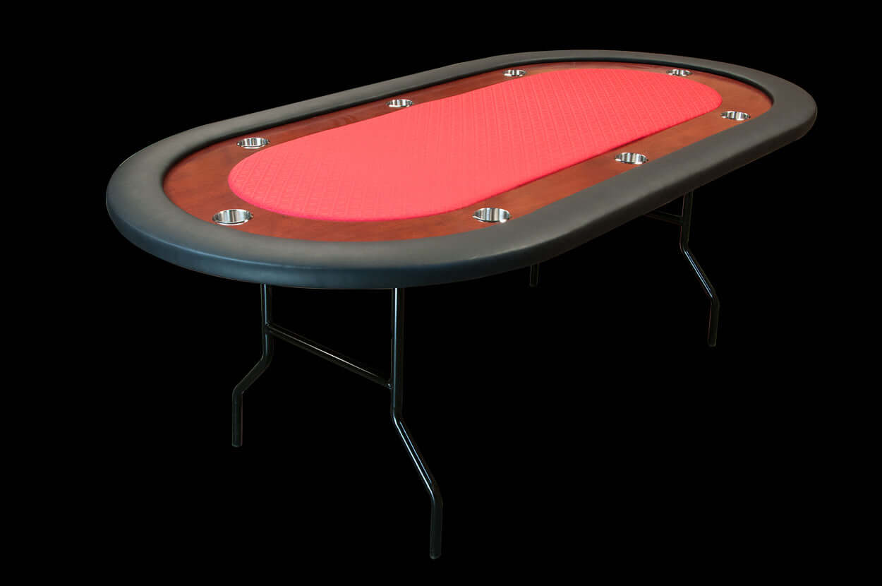 BBO UPT Jr. Folding 8 Person Oval Poker Table With Chairs Available