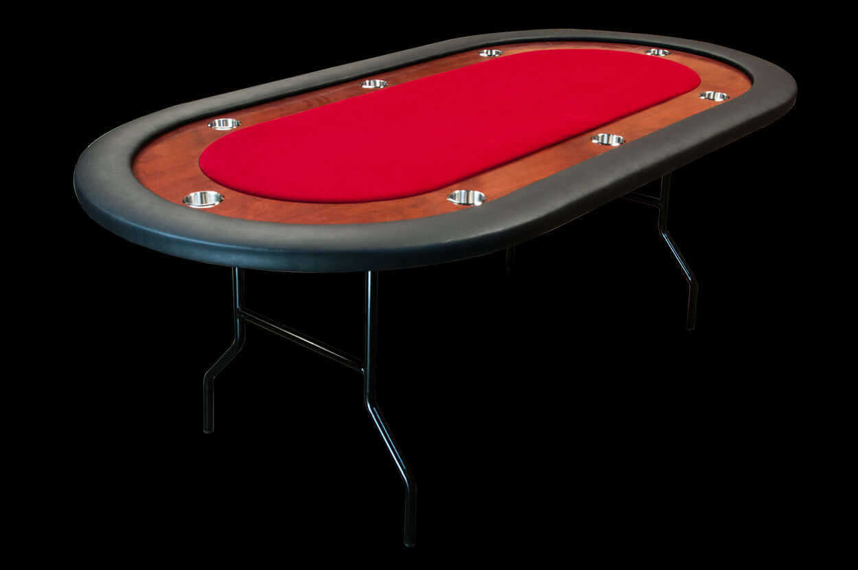BBO UPT Jr. Folding 8 Person Oval Poker Table With Chairs Available