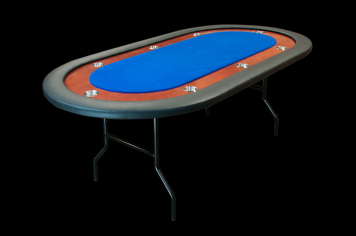 BBO UPT Jr. Folding 8 Person Oval Poker Table With Chairs Available