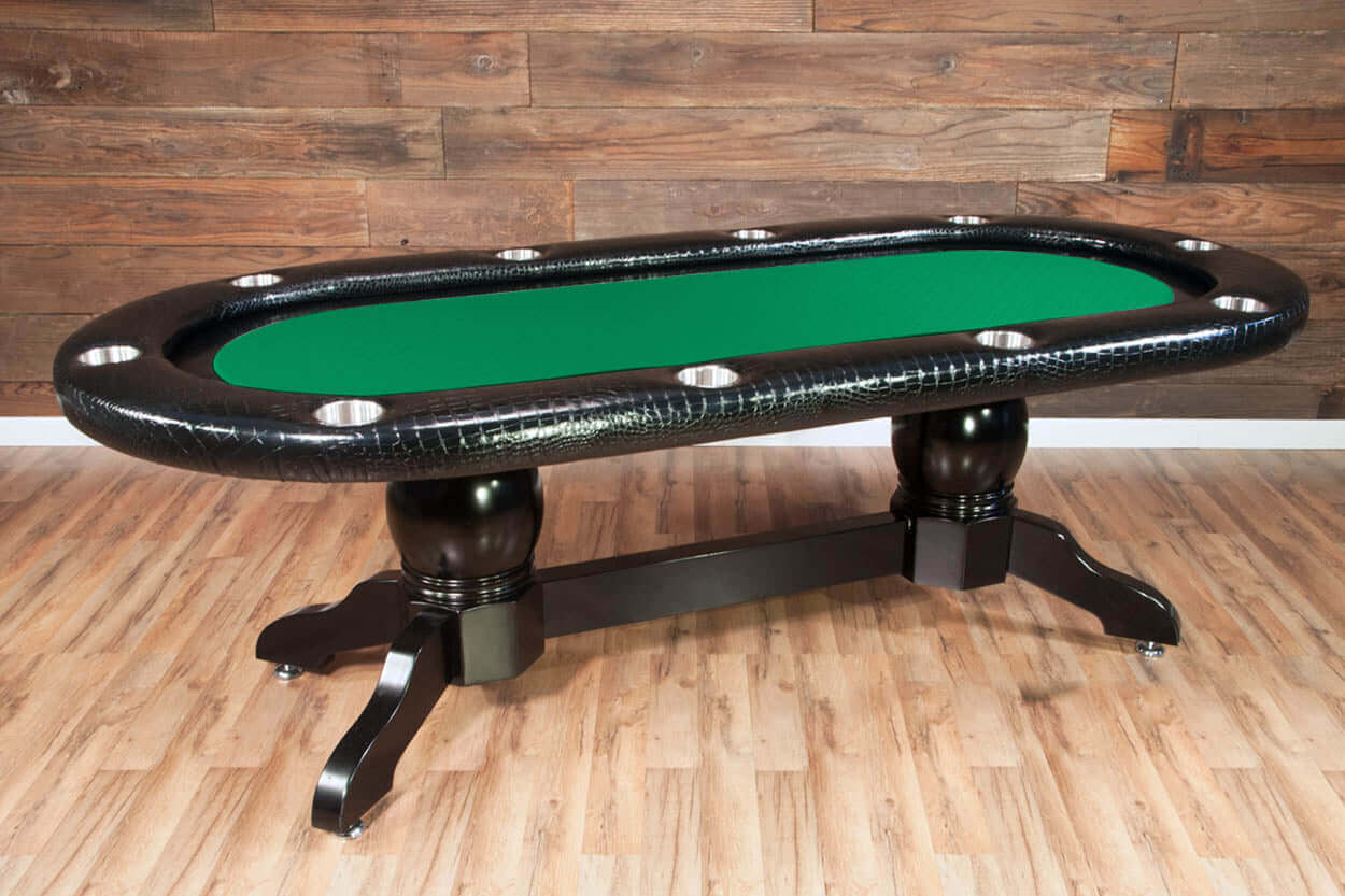 BBO Elite 10 Person Oval Poker Table With Chairs Available (Dining Table Applicable)