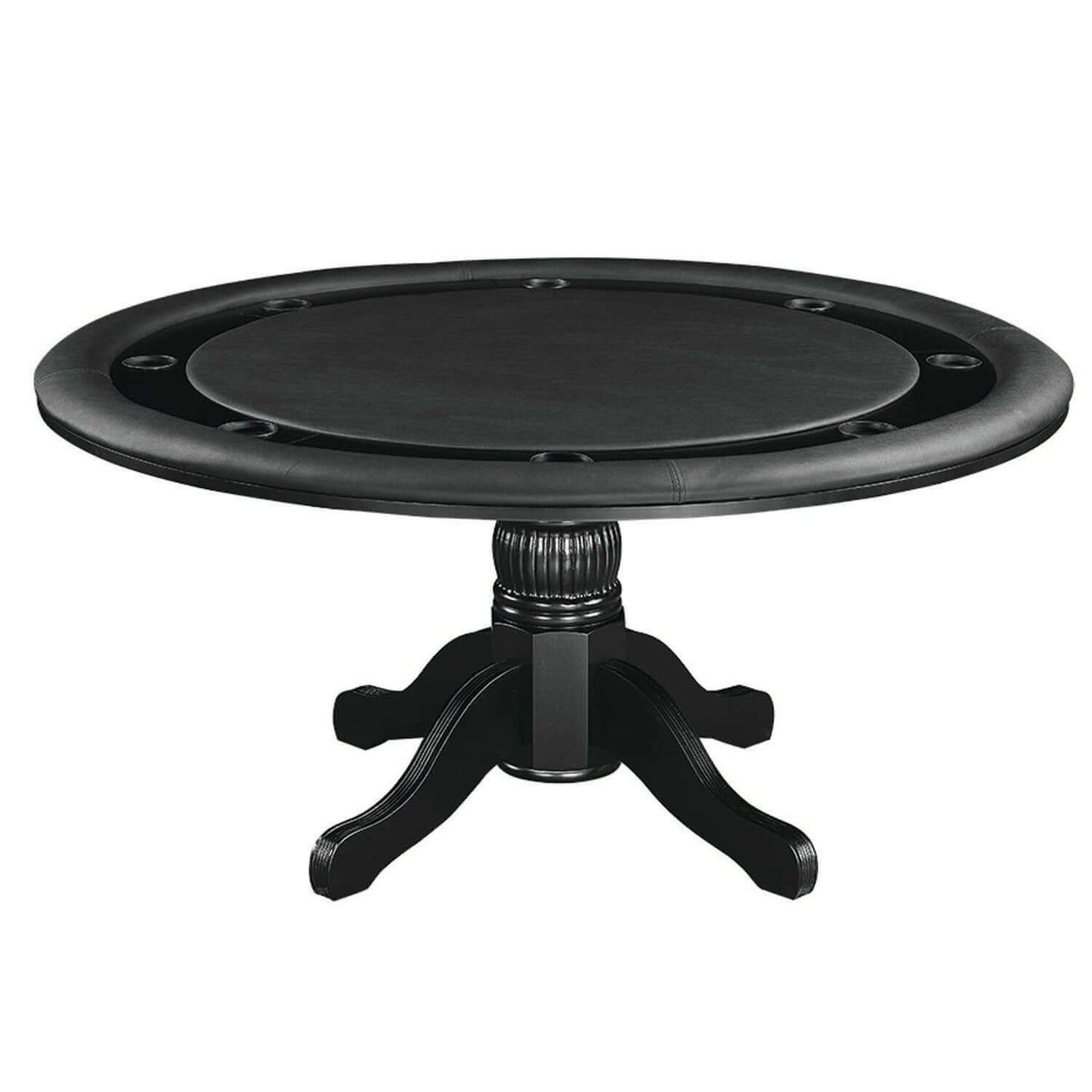 Ram 60" 8 Person Round Game Table With Chairs Available (Dining Top Included) - GTBL60