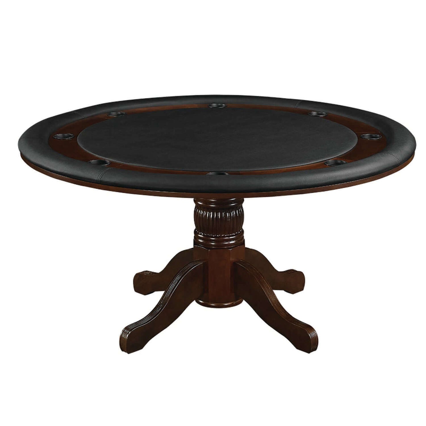 Ram 60" 8 Person Round Game Table With Chairs Available (Dining Top Included) - GTBL60