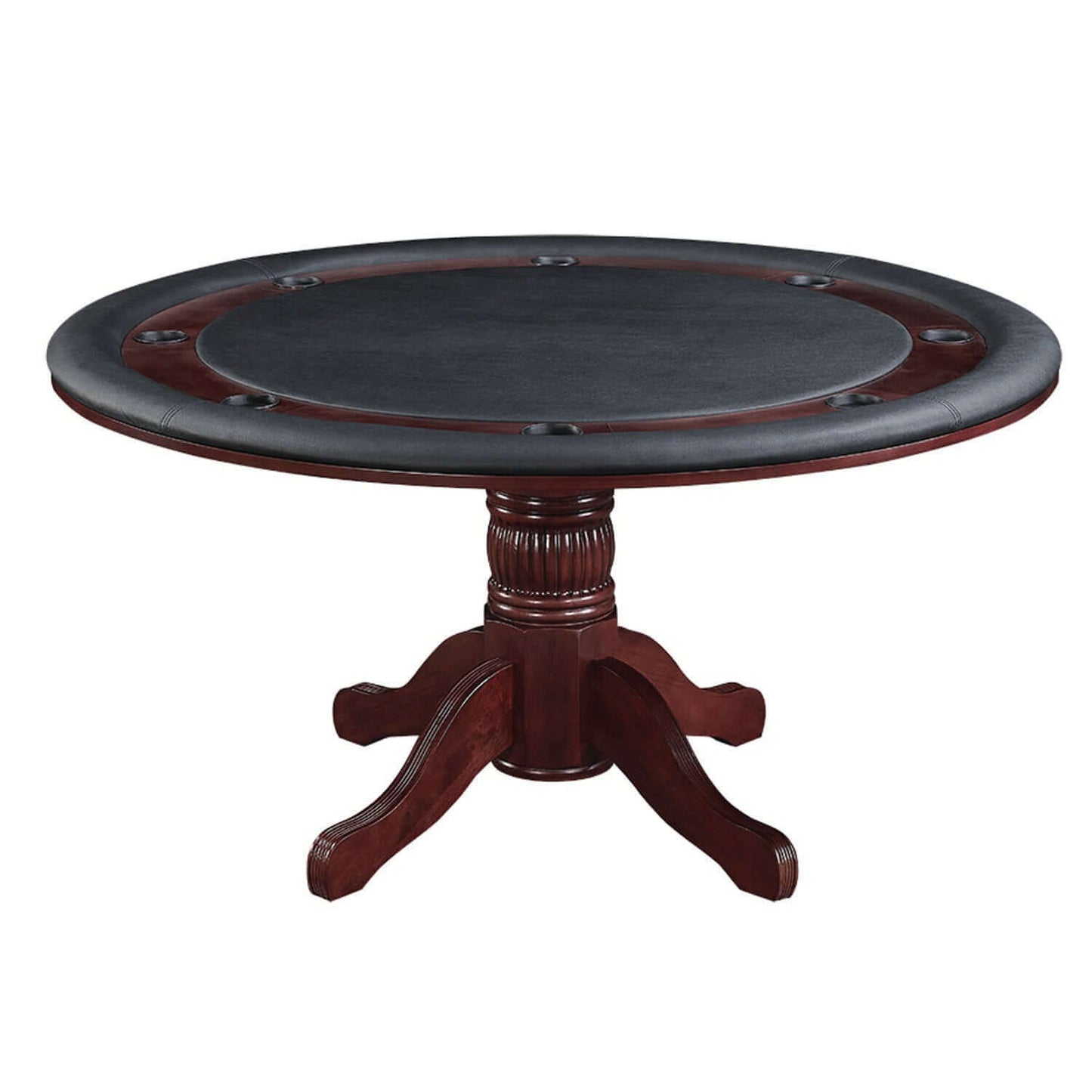 Ram 60" 8 Person Round Game Table With Chairs Available (Dining Top Included) - GTBL60