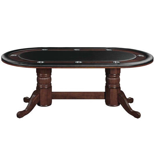 Ram Texas Hold'em 8 Person Oval Poker Table With Chairs Available - GTBL84 (Dining Top Applicable)