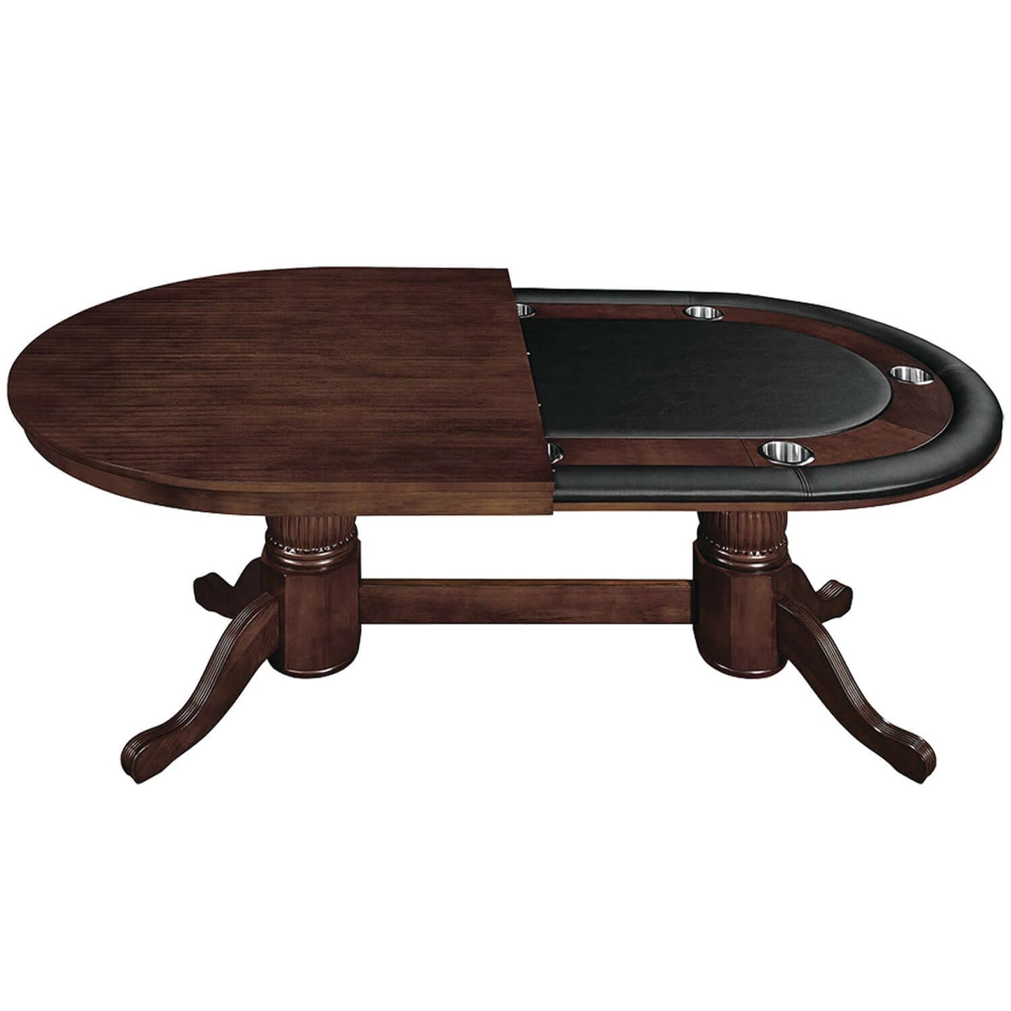 Ram Texas Hold'em 8 Person Oval Poker Table With Chairs Available - GTBL84 (Dining Top Applicable)