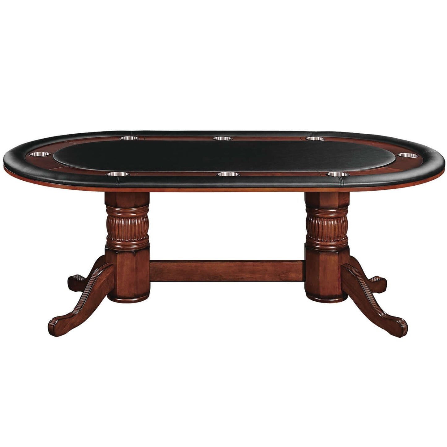 Ram Texas Hold'em 8 Person Oval Poker Table With Chairs Available - GTBL84 (Dining Top Applicable)
