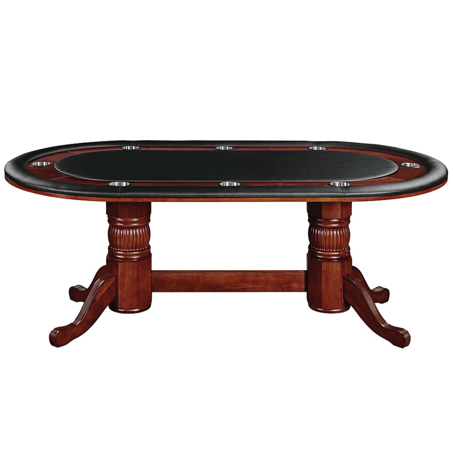 Ram Texas Hold'em 8 Person Oval Poker Table With Chairs Available - GTBL84 (Dining Top Applicable)