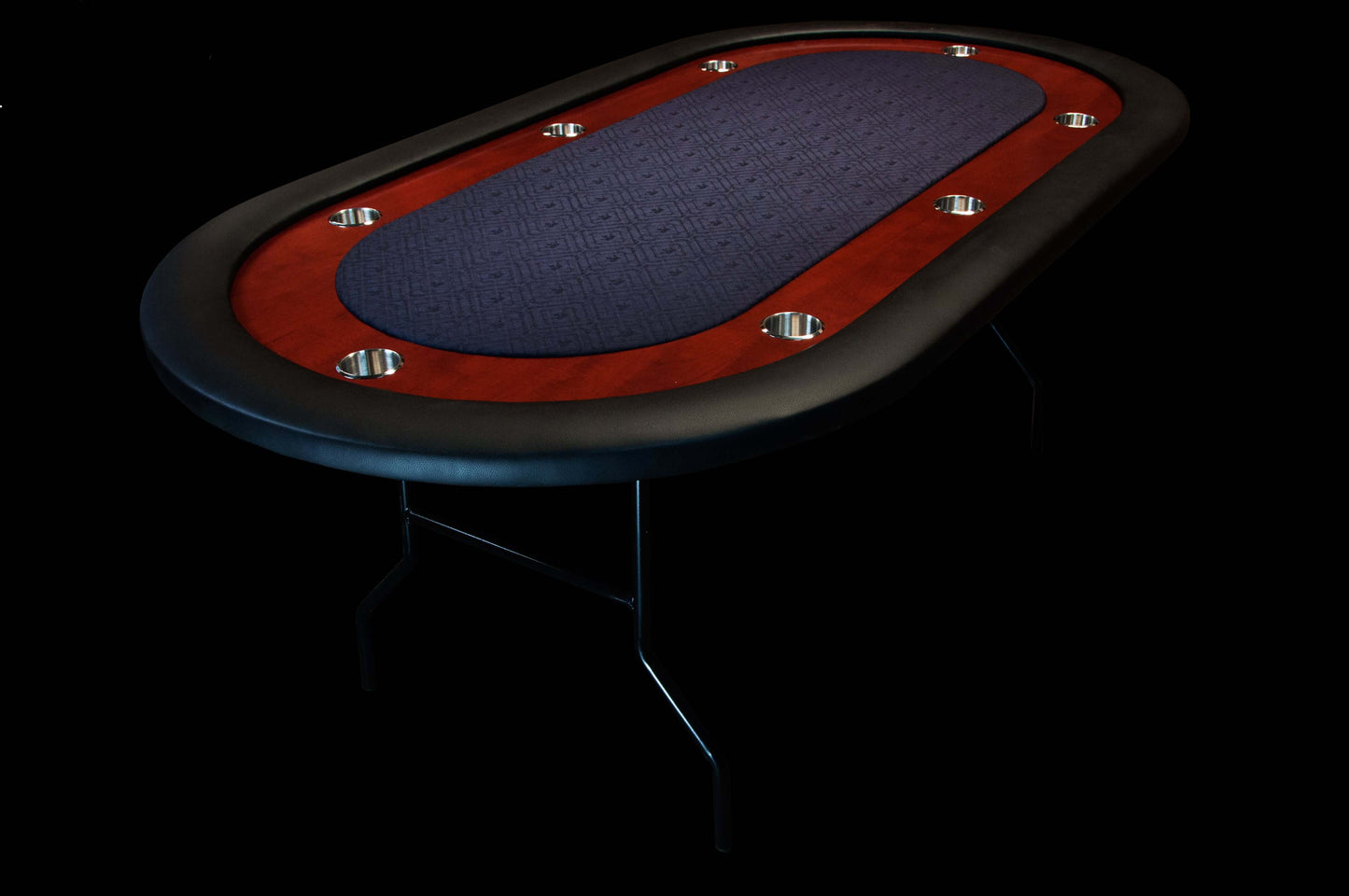 BBO UPT Jr. Folding 8 Person Oval Poker Table With Chairs Available
