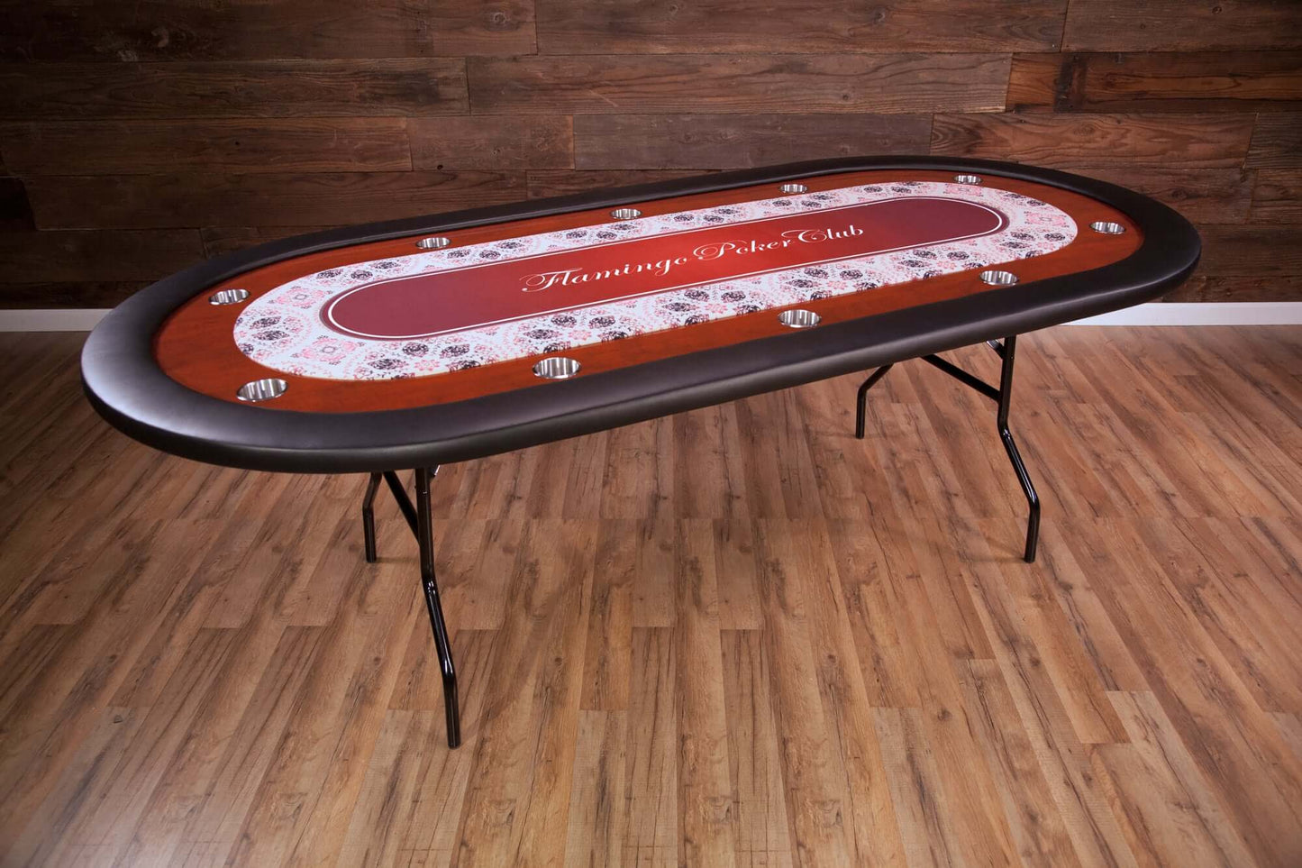BBO UPT Folding 10 Person Oval Poker Table With Chairs Available