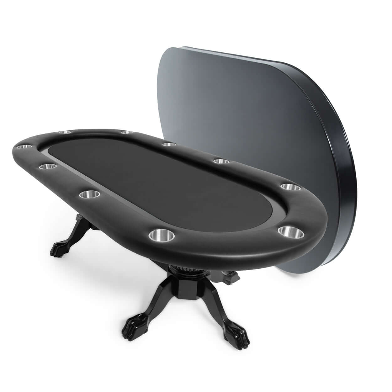 BBO Elite 10 Person Oval Poker Table With Chairs Available (Dining Table Applicable)