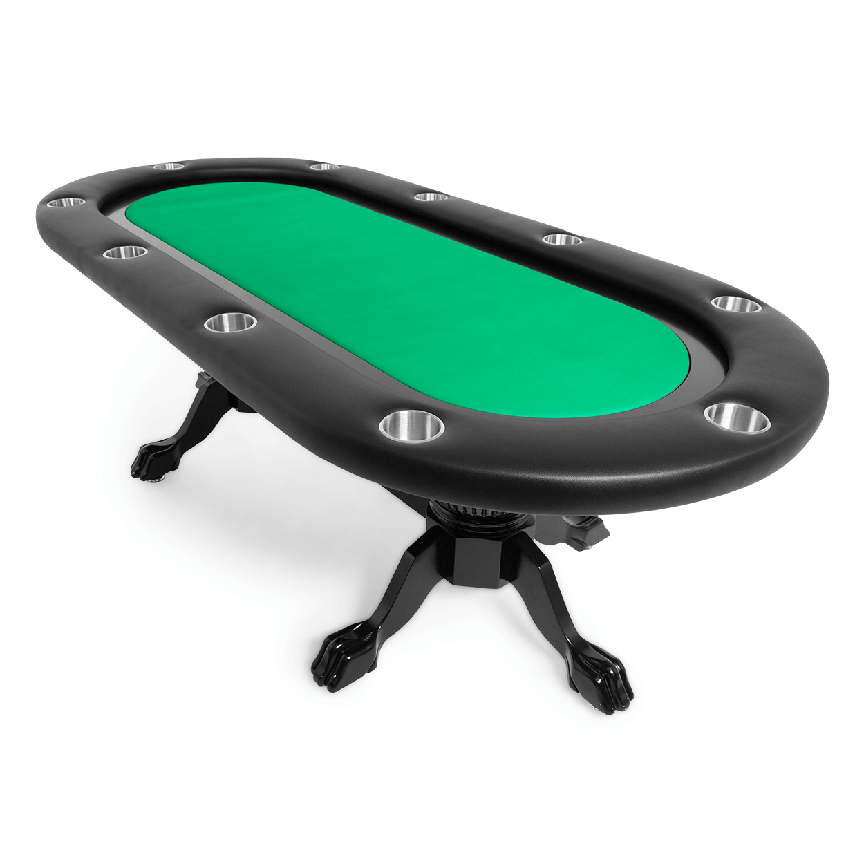 BBO Elite 10 Person Oval Poker Table With Chairs Available (Dining Table Applicable)