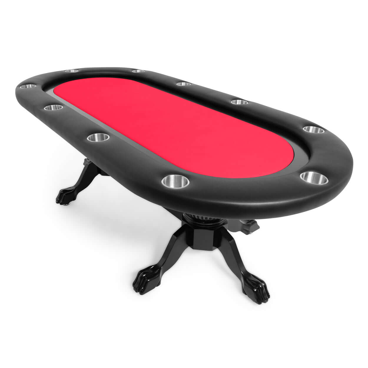 BBO Elite 10 Person Oval Poker Table With Chairs Available (Dining Table Applicable)