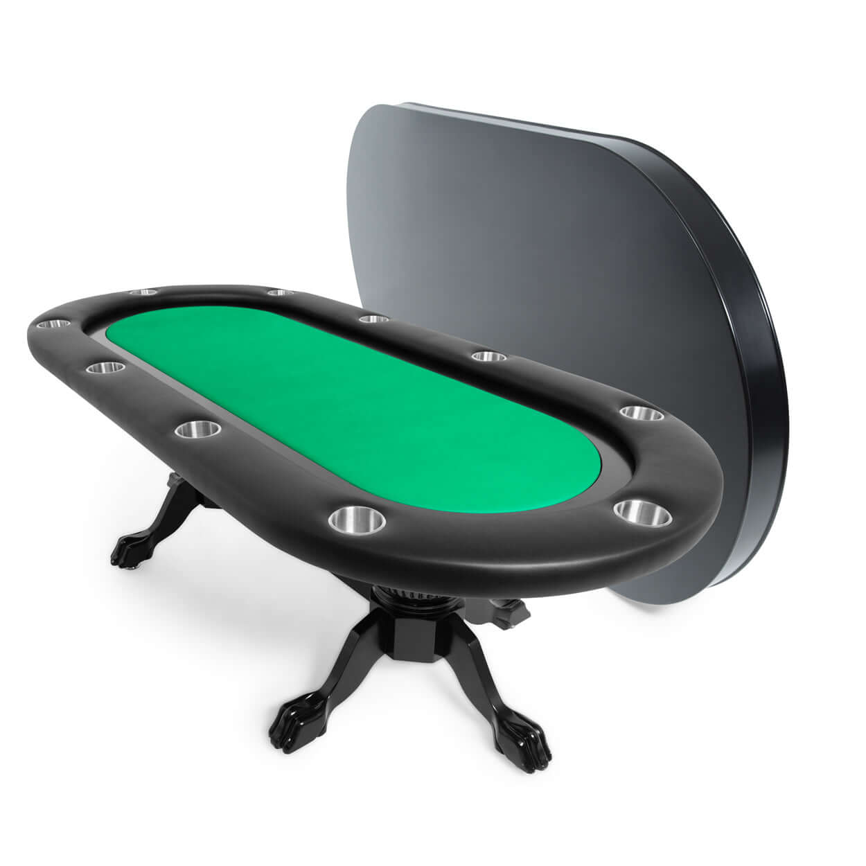 BBO Elite 10 Person Oval Poker Table With Chairs Available (Dining Table Applicable)