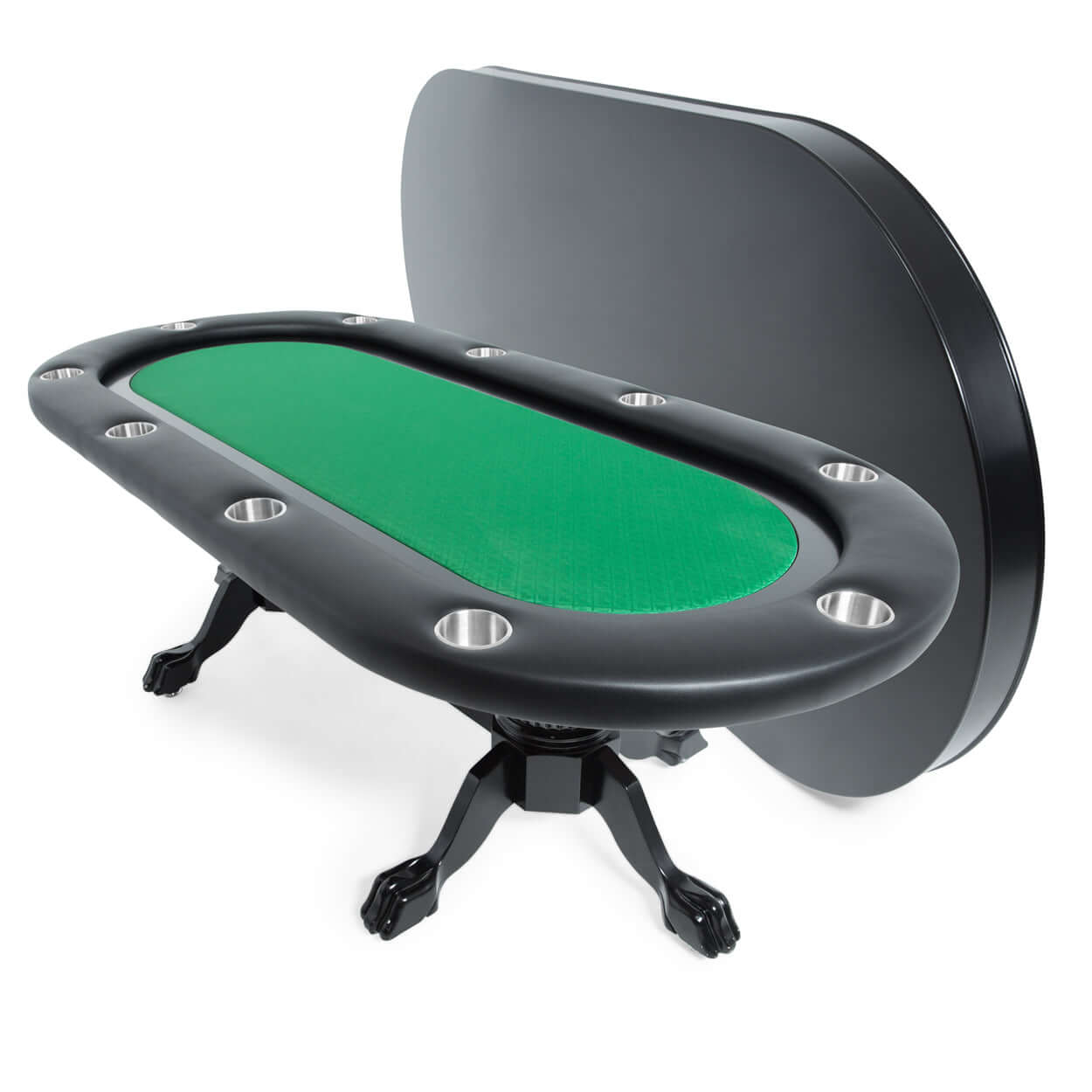 BBO Elite 10 Person Oval Poker Table With Chairs Available (Dining Table Applicable)