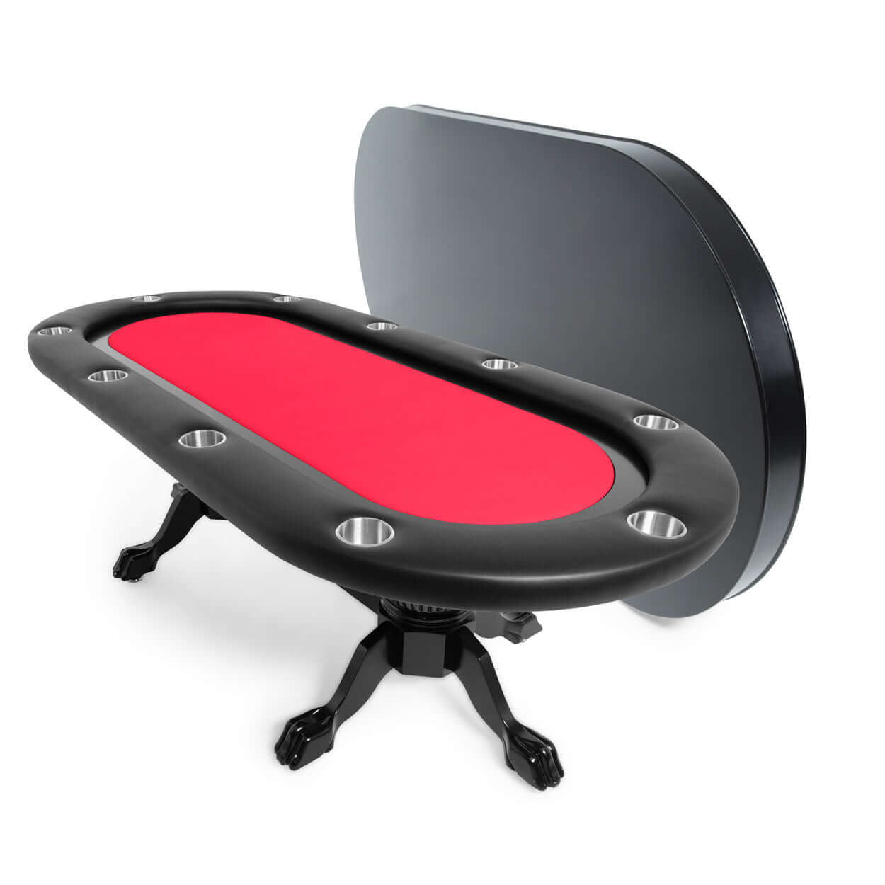BBO Elite 10 Person Oval Poker Table With Chairs Available (Dining Table Applicable)