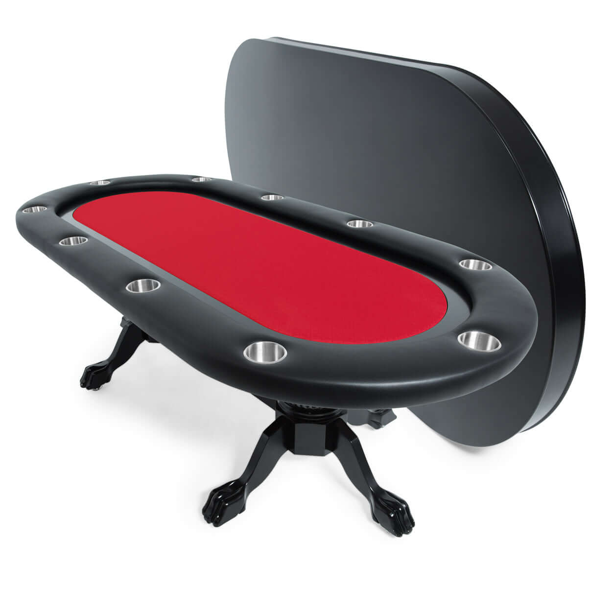 BBO Elite 10 Person Oval Poker Table With Chairs Available (Dining Table Applicable)
