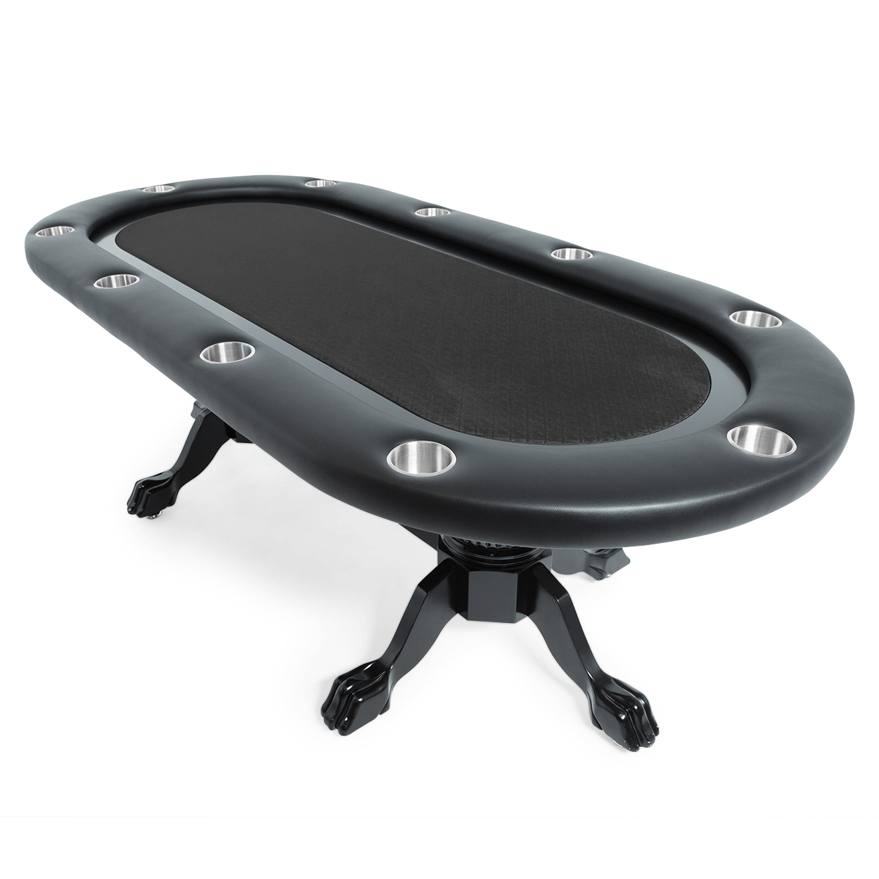 BBO Elite 10 Person Oval Poker Table With Chairs Available (Dining Table Applicable)