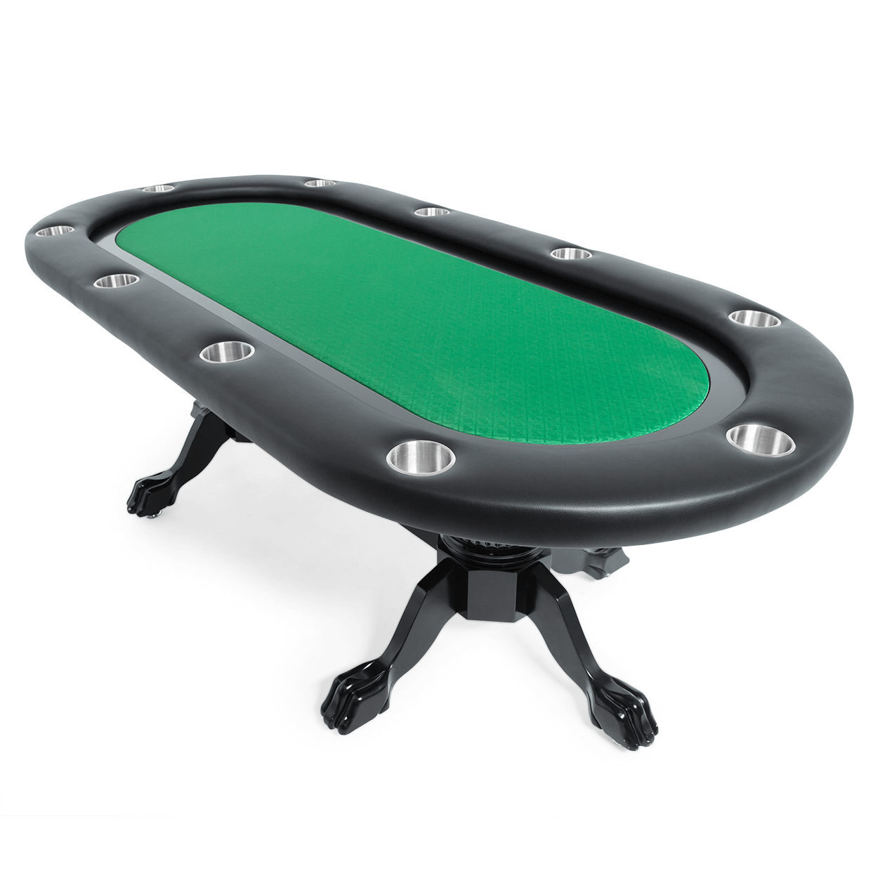 BBO Elite 10 Person Oval Poker Table With Chairs Available (Dining Table Applicable)