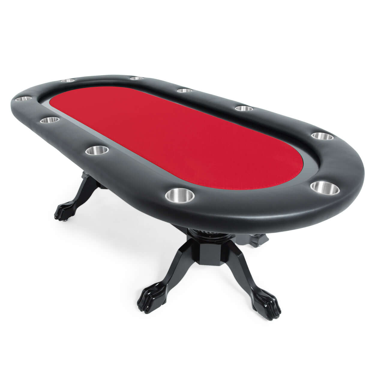 BBO Elite 10 Person Oval Poker Table With Chairs Available (Dining Table Applicable)