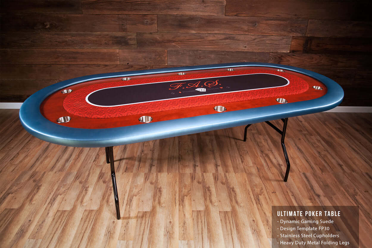 BBO UPT Folding 10 Person Oval Poker Table With Chairs Available
