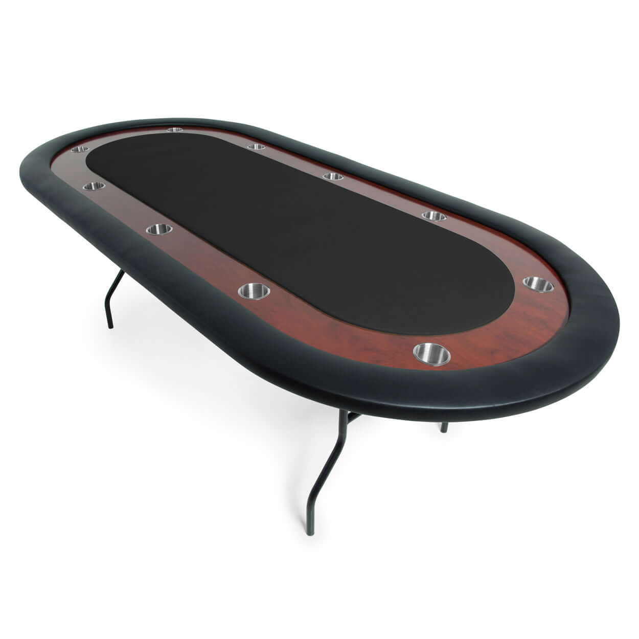 BBO UPT Folding 10 Person Oval Poker Table With Chairs Available