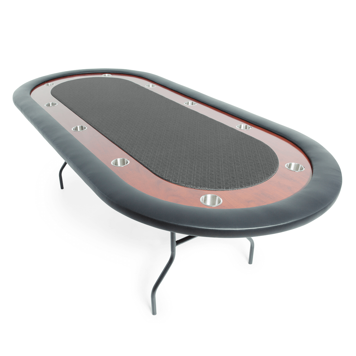 BBO UPT Folding 10 Person Oval Poker Table With Chairs Available