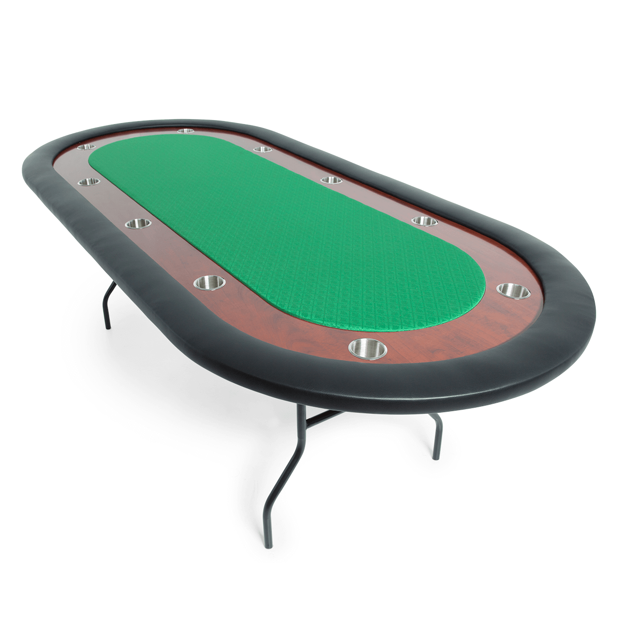 BBO UPT Folding 10 Person Oval Poker Table With Chairs Available