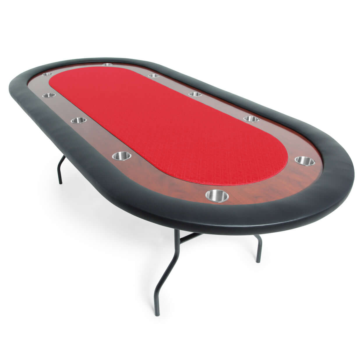BBO UPT Folding 10 Person Oval Poker Table With Chairs Available