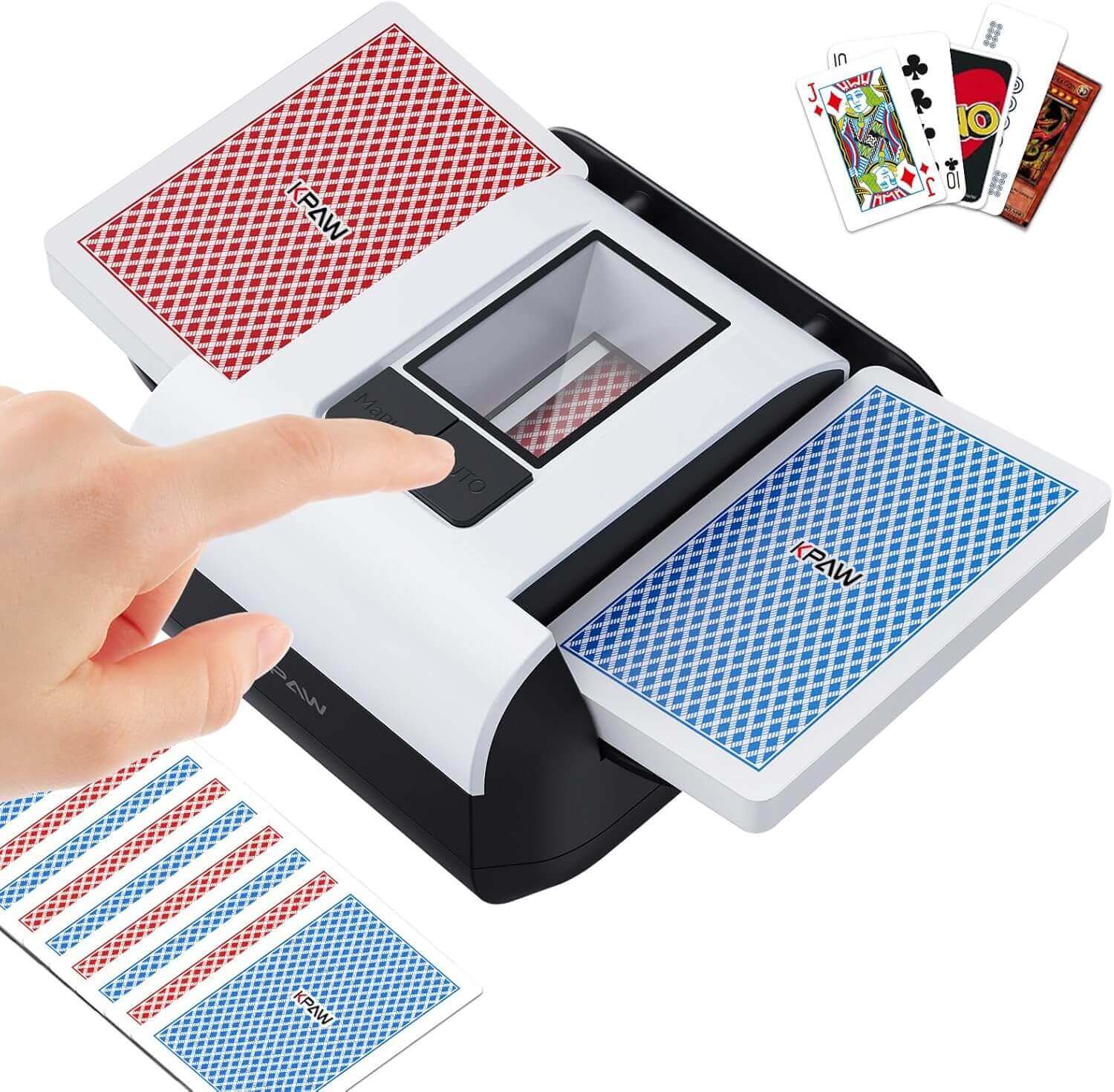 X1 Automatic Card Shuffler One-Press AUTO & Manual Mode