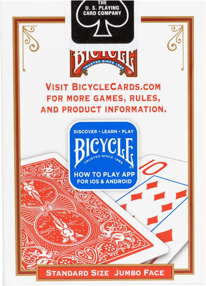Bicycle Playing Cards, Jumbo Index, 2 Pack