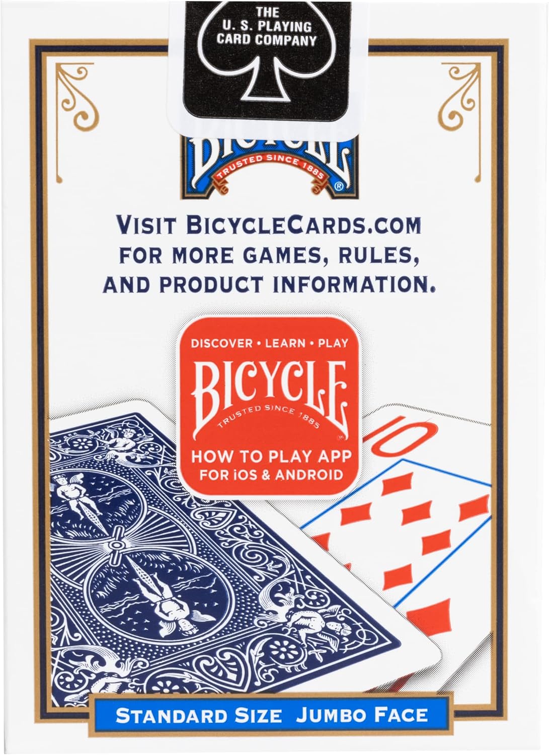 Bicycle Playing Cards, Jumbo Index, 2 Pack