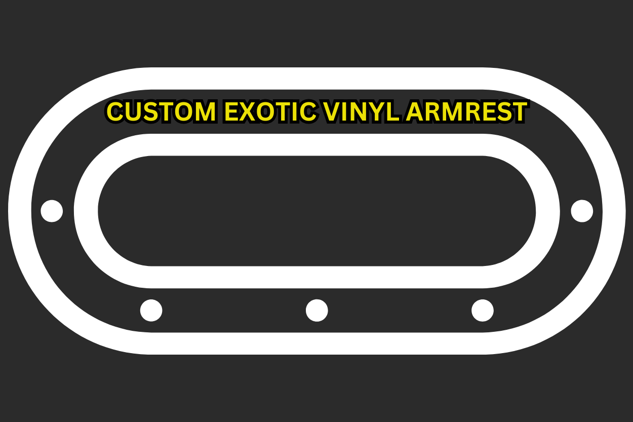 Custom Exotic Vinyl Armrest