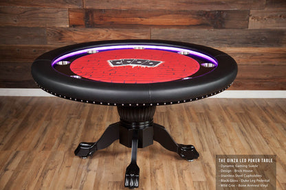 BBO Ginza LED Poker Table (Dining Top Applicable)