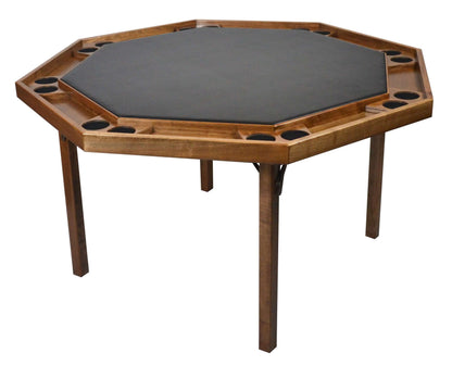 Kestell #83 - 57" Folding 8 Person Poker Table With Chairs Available