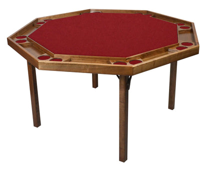 Kestell #83 - 57" Folding 8 Person Poker Table With Chairs Available