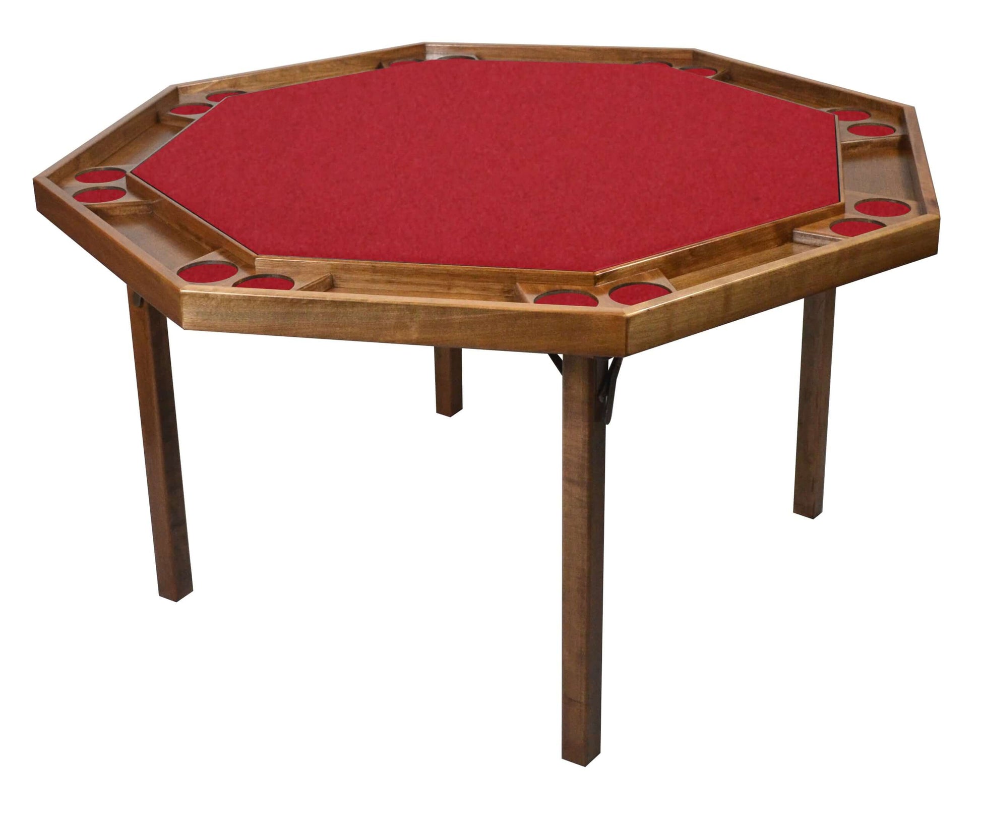 Kestell #83 - 57" Folding 8 Person Poker Table With Chairs Available