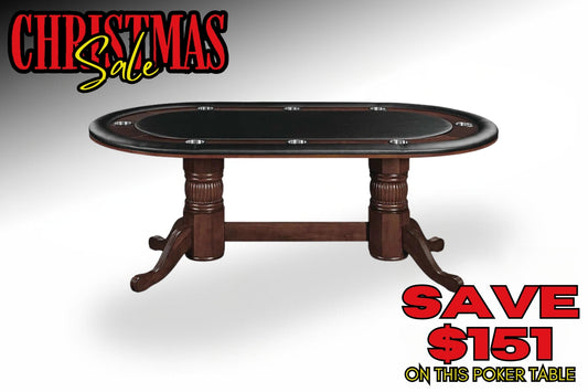 Ram Texas Hold'em Poker Table - GTBL84 (Dining Top Applicable)