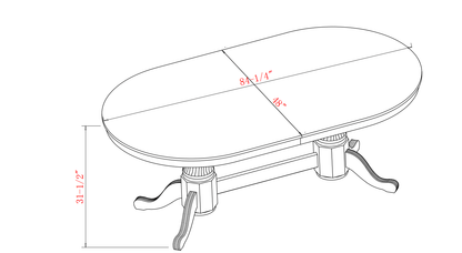 Ram Dining Top Only (for 84" Texas Hold'em Table) - GTBL84 DT