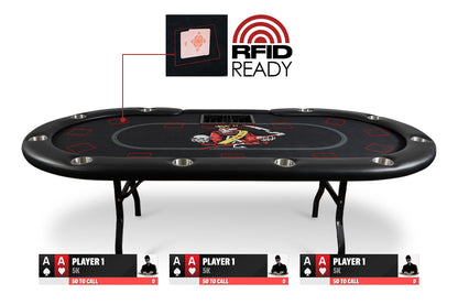 BBO Aces Pro Plus Folding Poker Table