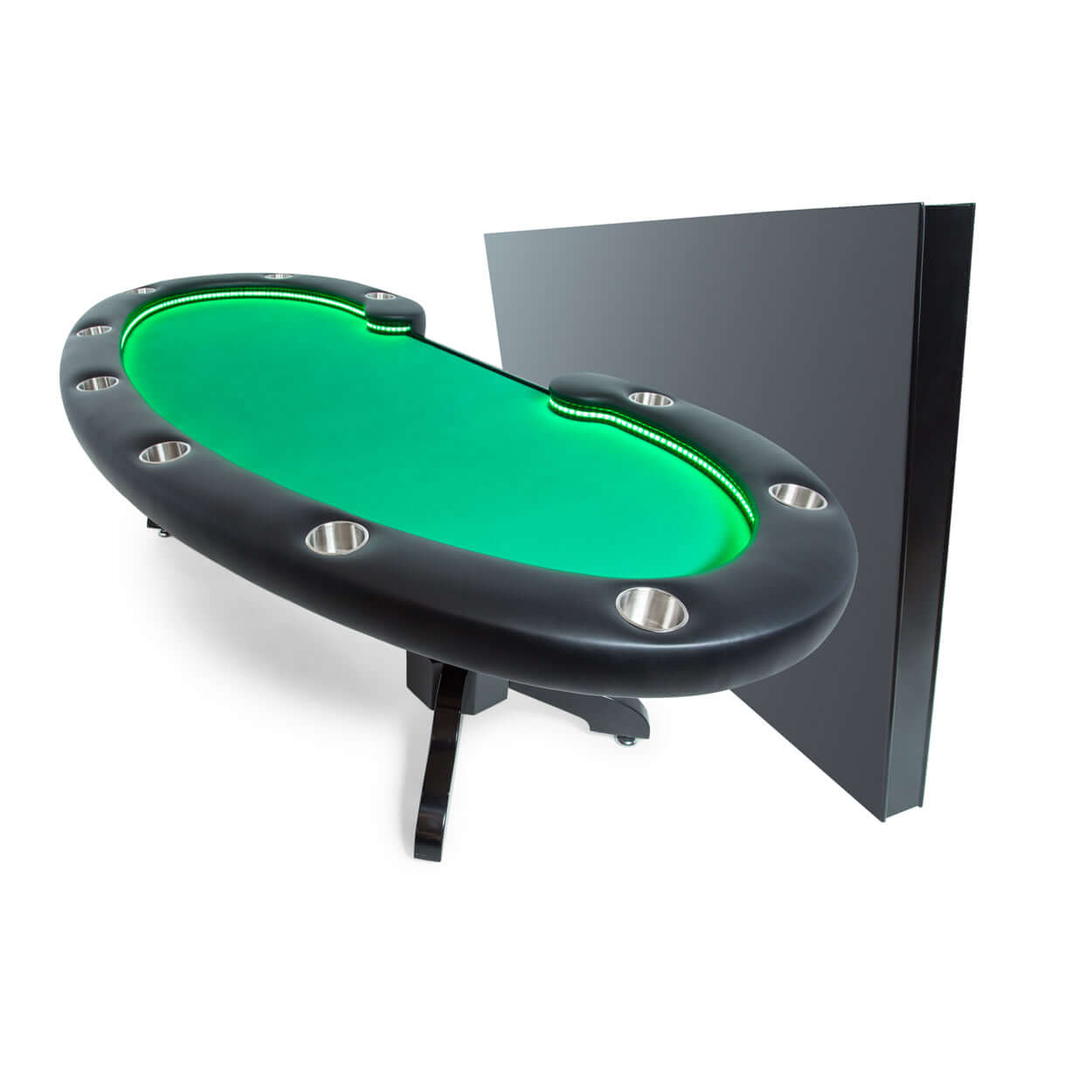 'BBO Lumen LED 10 Person Poker Table With Chairs Available (Dining Top Applicable)