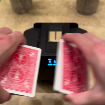 2-in-1 Automatic Card Shuffler & Dealer With 4 Card Drawing Remotes