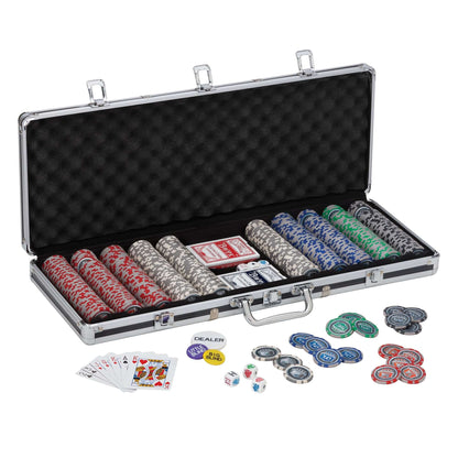 Fat Cat Bling 500ct Poker Chip Set - Chips in Case